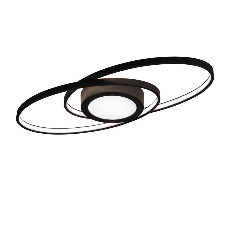 Lampa sufitowa nowoczesna wbudowany LED GALAXY antracyt RL R62991142