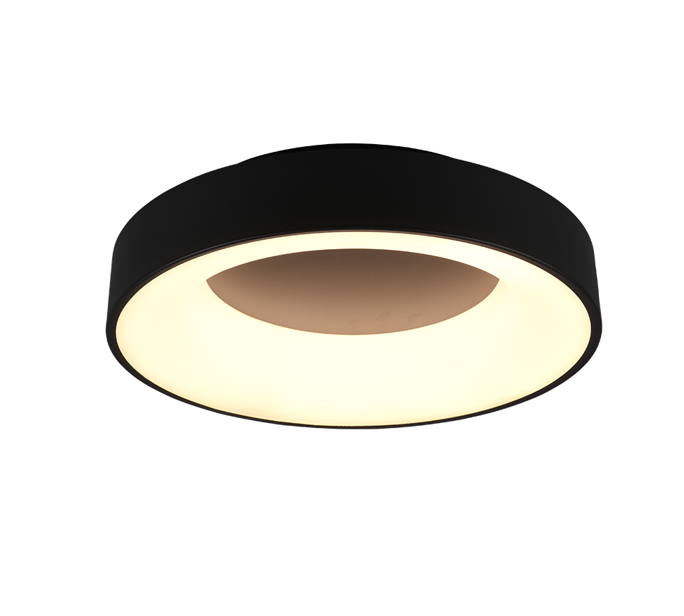 Plafon lampa sufitowa nowoczesna wbudowany LED GIRONA czarny Trio 671210132