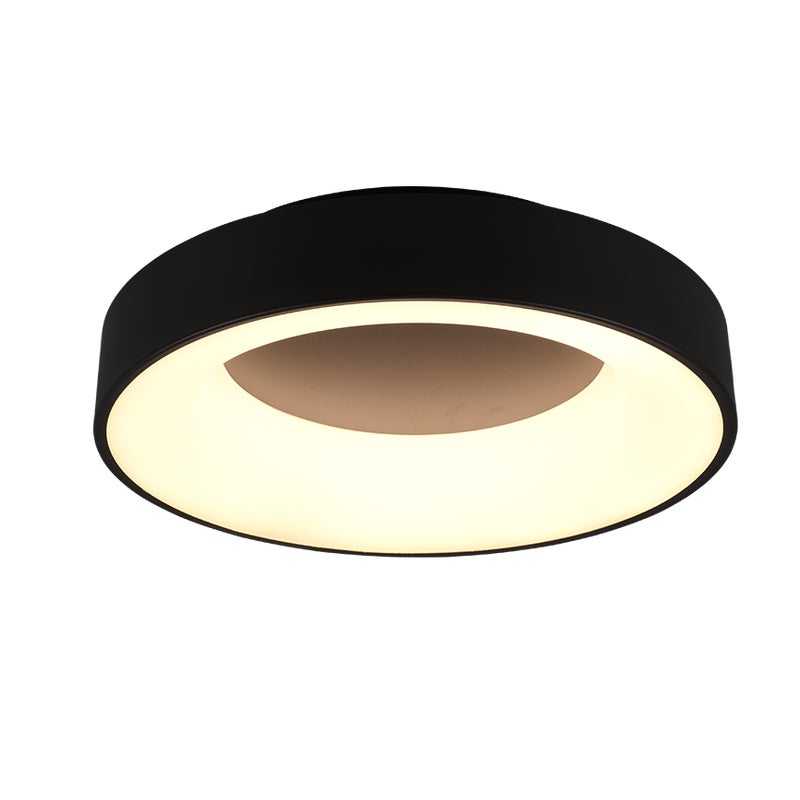 Plafon lampa sufitowa nowoczesna wbudowany LED GIRONA czarny Trio 671210132