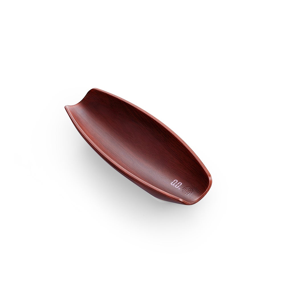 Cyfrowa waga do herbaty w kolorze orzecha włoskiego 500g/0,1g z ładowaniem USB Red