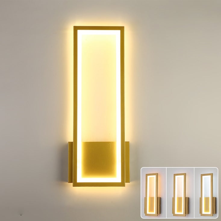 Kinkiety LED 50 cm, nowoczesna lampka nocna, kinkiet LED, oświetlenie dekoracyjne wnętrz, 3 regulowane temperatury barwowe