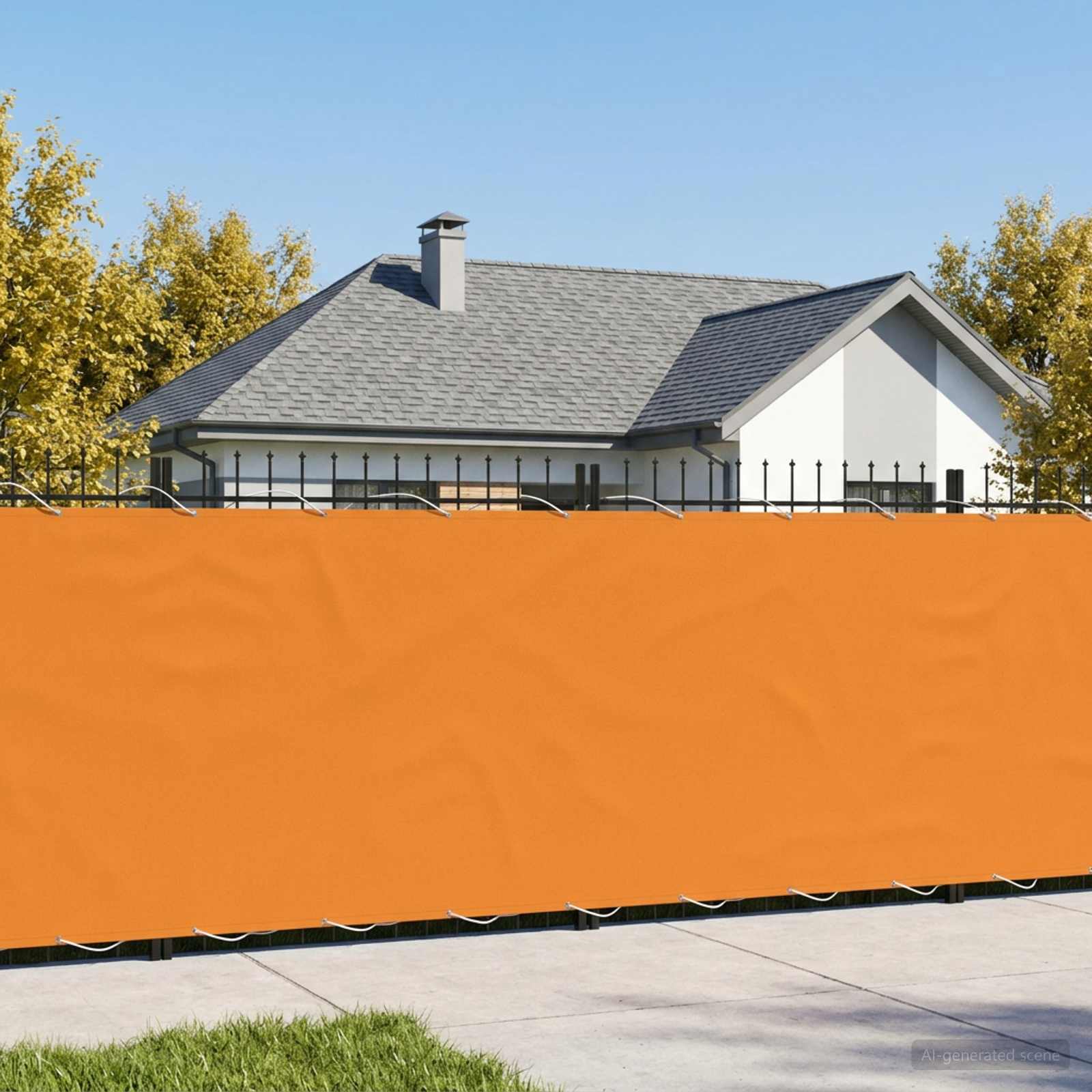 Ekran Prywatności Balkonowej 180 x 400 cm Tkanina z powłoką PU vidaXL