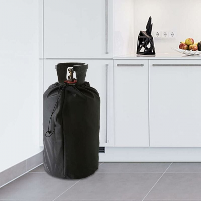 Pokrowiec ochronny na butlę gazową - wykonany z tkaniny Oxford 210D - odporny na ogień, promieniowanie UV i warunki atmosferyczne (3159 cm)