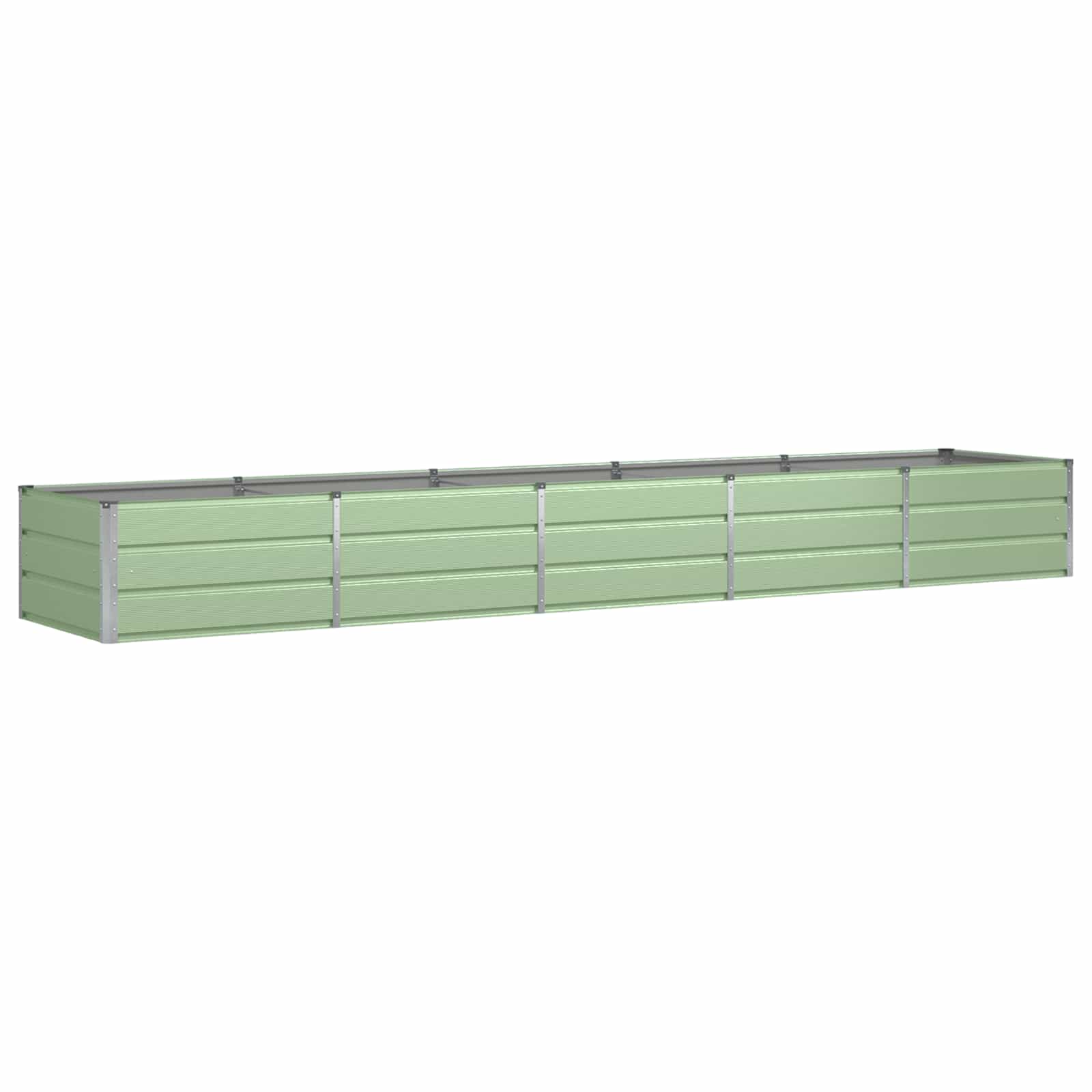 Donica Ogrodowa Stalowa 400x80x45 cm Zielona na Taras