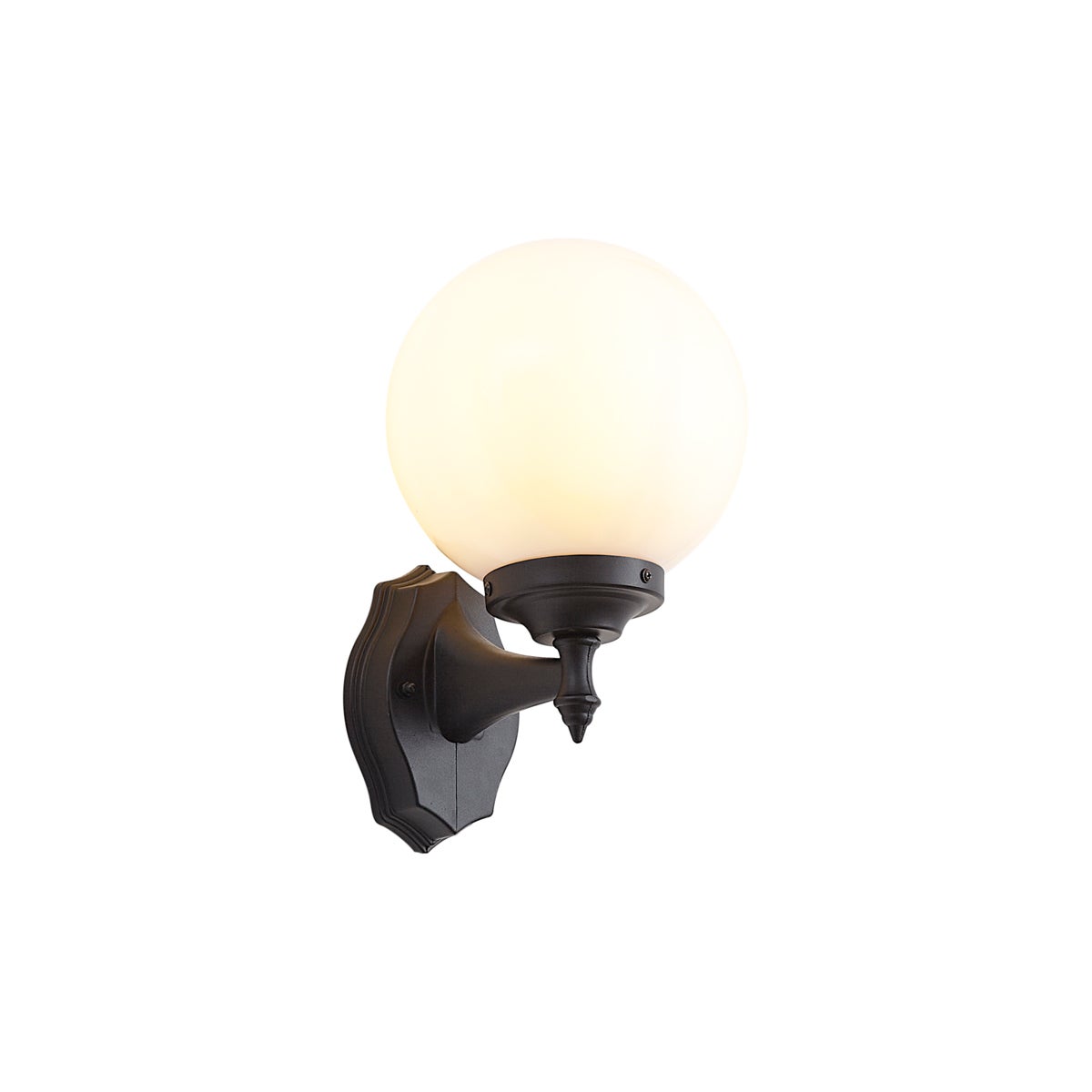 Qazqa classic-antique lampa ścienna zewnętrzna IP44 do ogród - Champs - czarny, max. 15w, kompatybilny z żarówką LED, e27