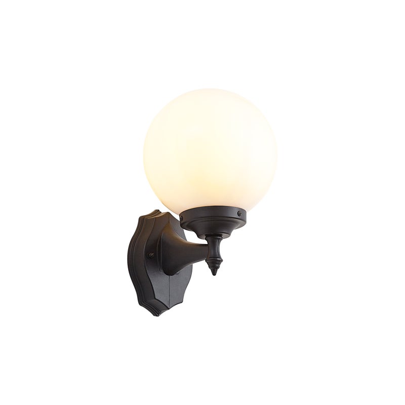 Qazqa classic-antique lampa ścienna zewnętrzna IP44 do ogród - Champs - czarny, max. 15w, kompatybilny z żarówką LED, e27