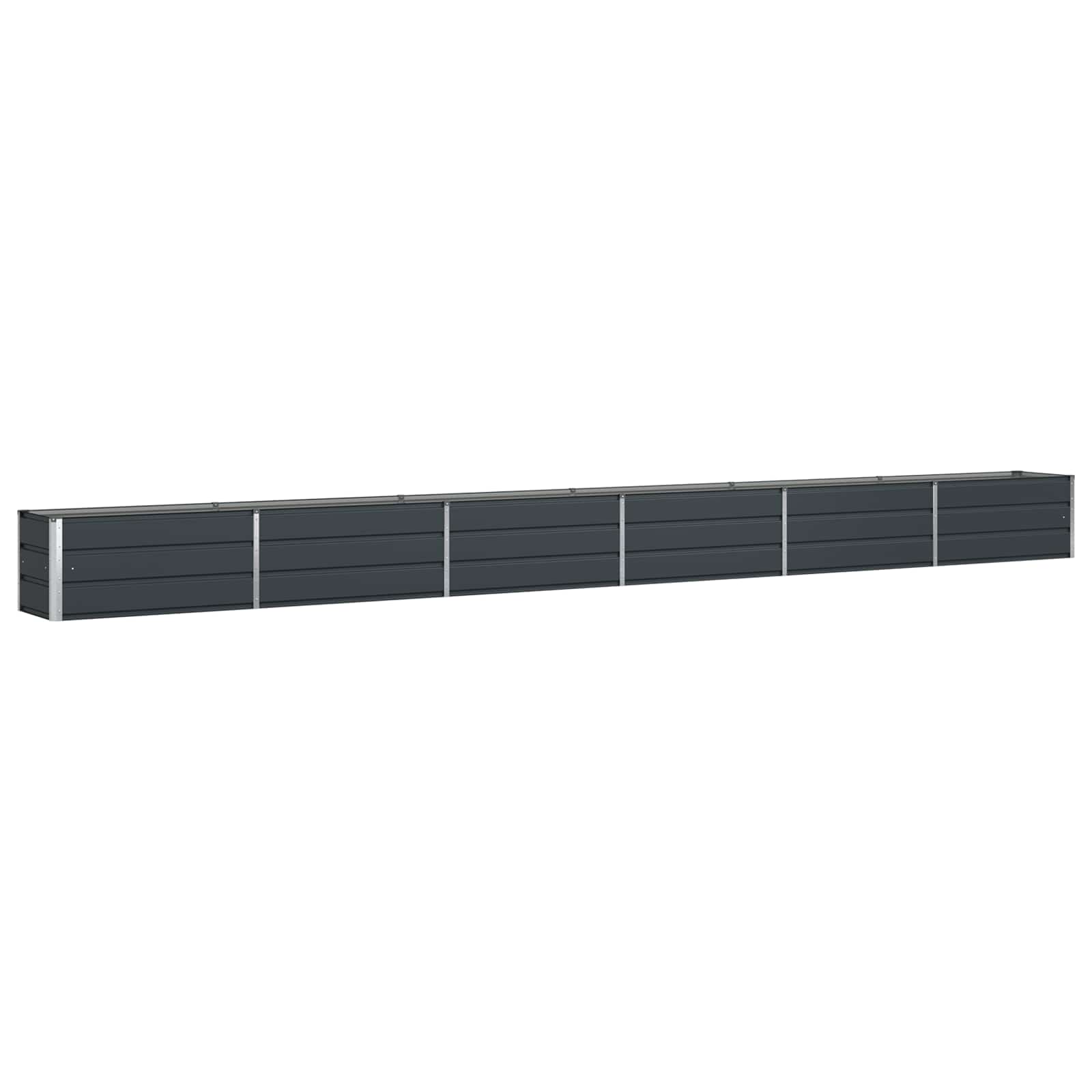 Donica Antracyt 580 x 50 x 45 cm Stal Galwanizowana