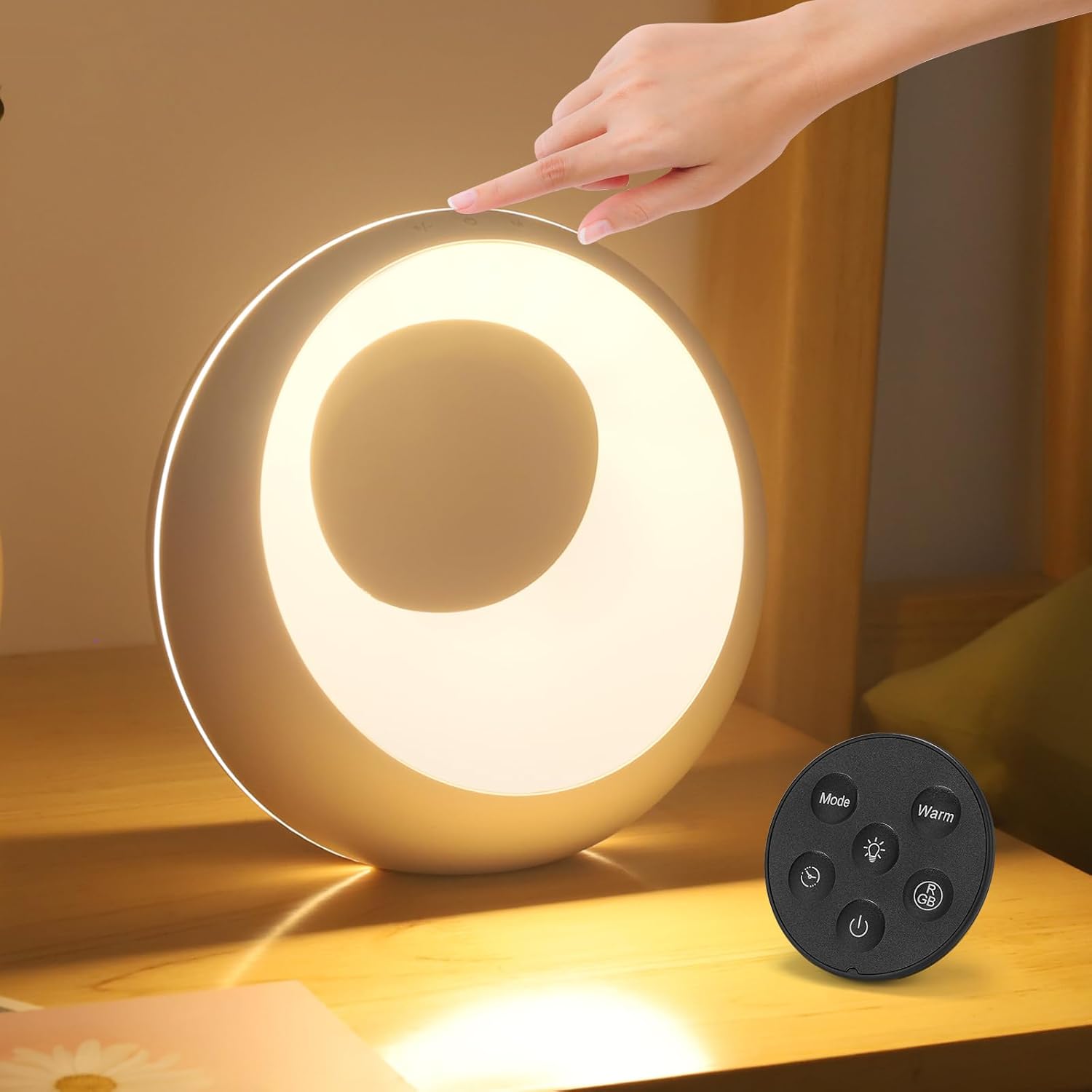 trybów kolorów RGB Lampka nocna dla dzieci timerem funkcją pamięci Ściemniana dotykowa lampka nocna Ładowalna przez USB lampka karmienia piersią dla