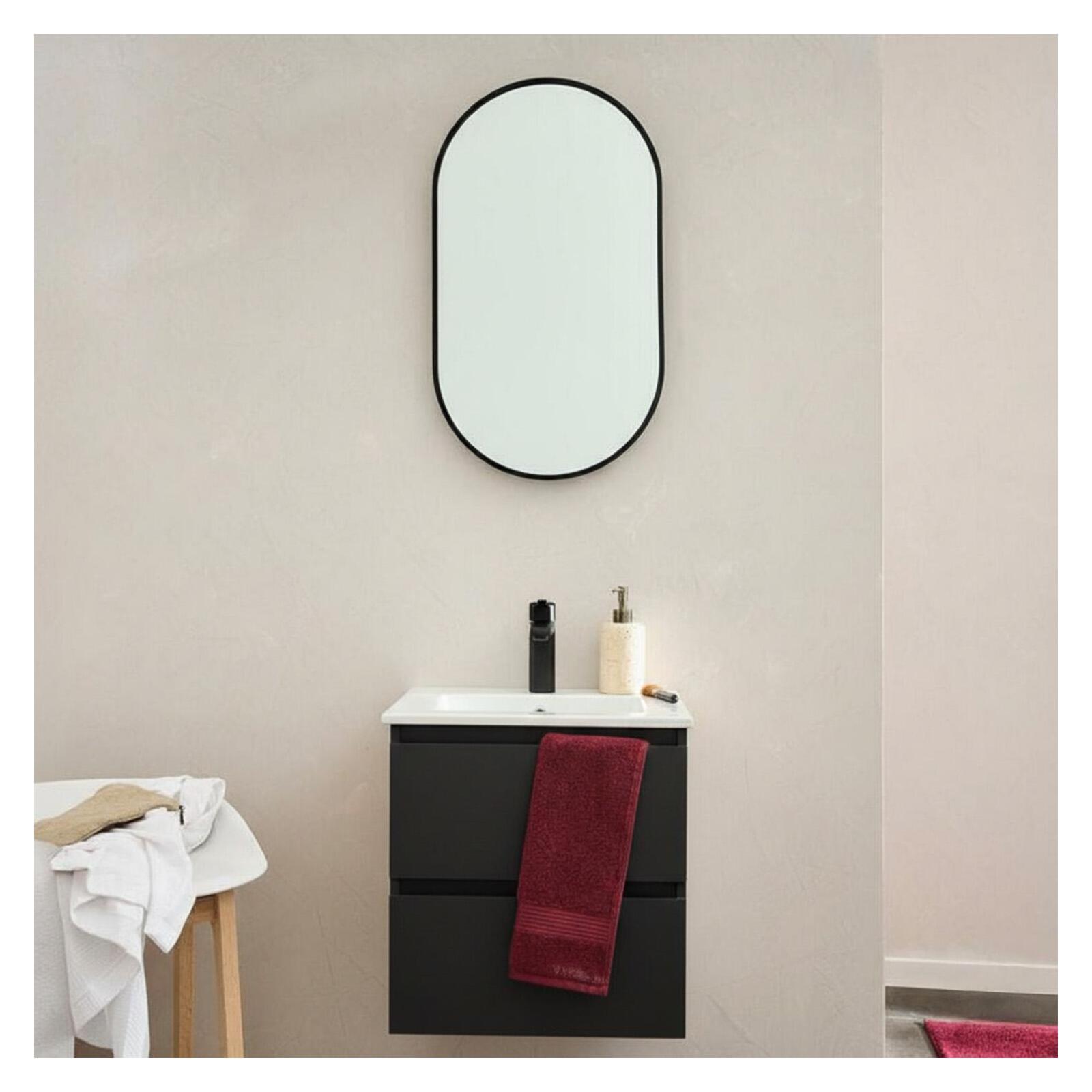 Szafka umywalkowa wisząca 45cm z blatem ceramicznym SORRENTO