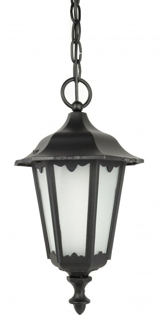 Lampa sufitowa zewnętrzna Retro czarna 1xE27x60W wym: 74 x 21 x 21 cm aluminium SU-MA