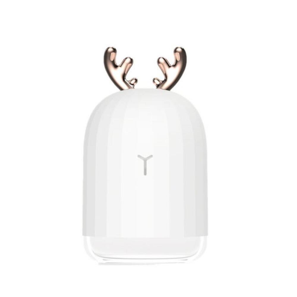 220 ml ultradźwiękowy nawilżacz powietrza, dyfuzor olejków eterycznych USB, dyfuzor zapachów, kolorowa lampka nocna LED, zraszacz