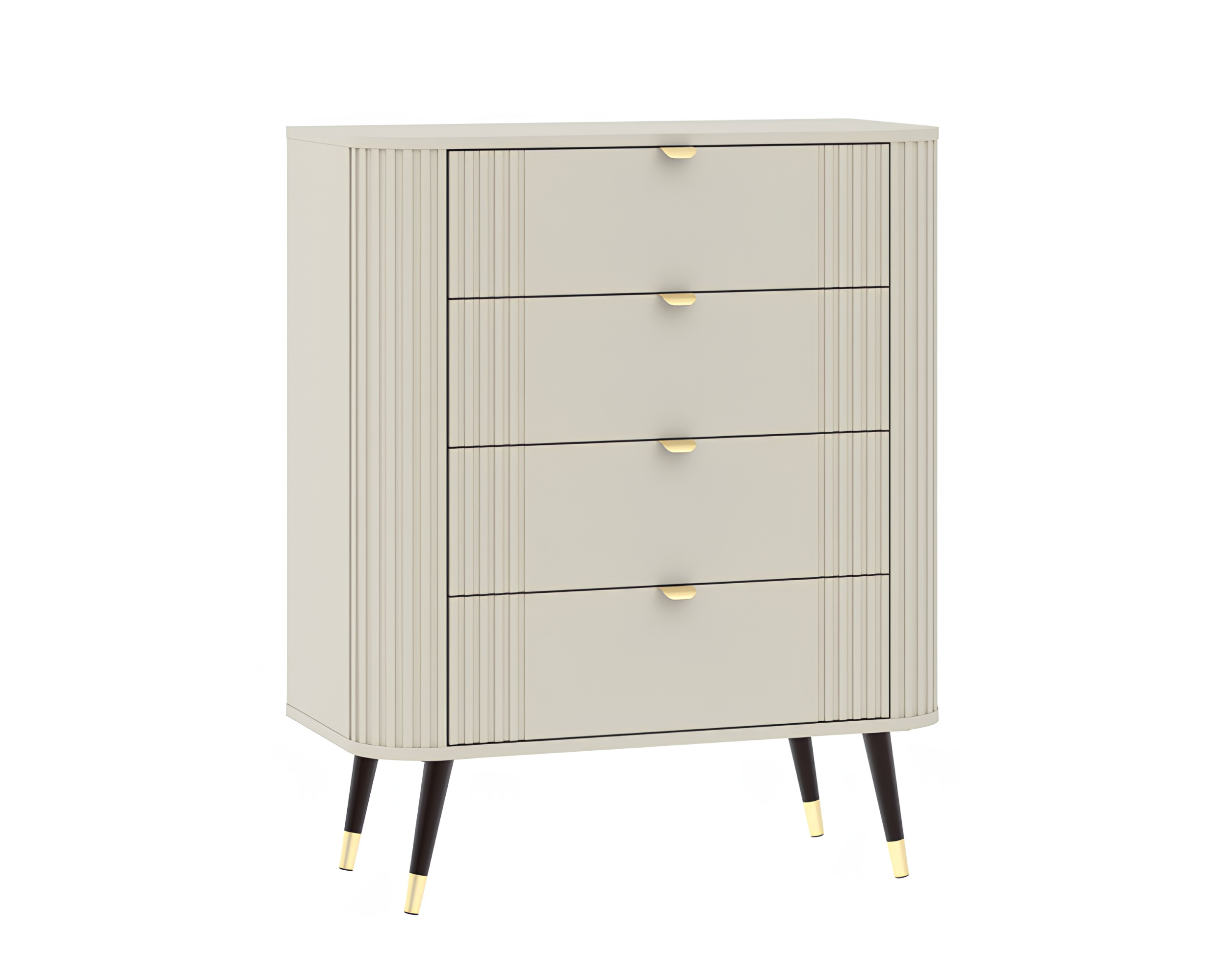 Komoda 4 szuflady, Kaszmir, 78,4 x 40 x 98,4 cm