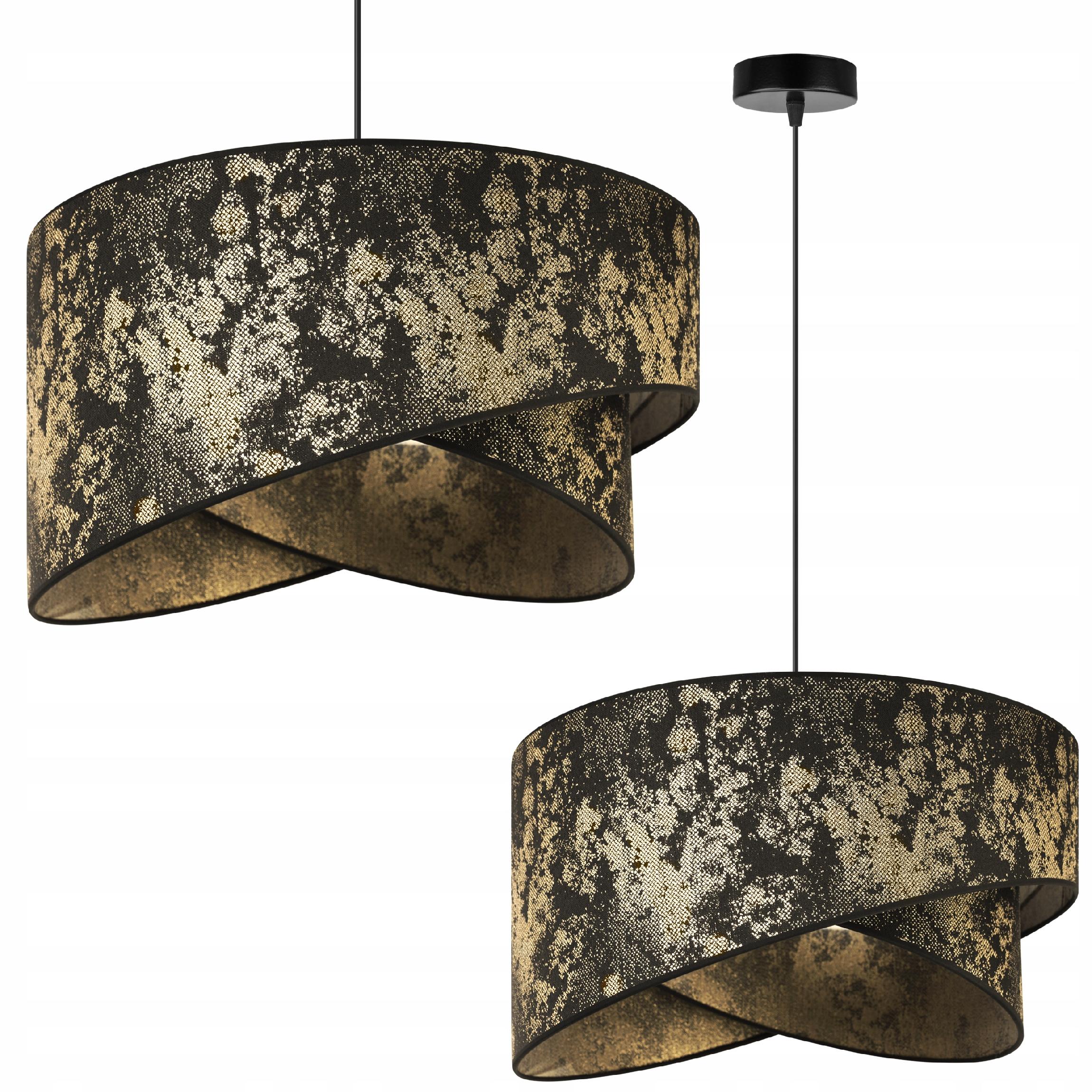 Lampa sufitowa wisząca Light Home LH Werona 1x E27 60W złoty/czarny