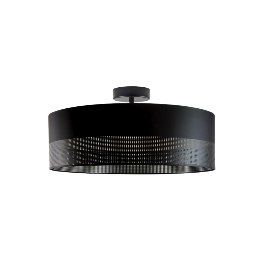 Lampa sufitowa żyrandol plafon z abażurem walec 50 cm BLUES