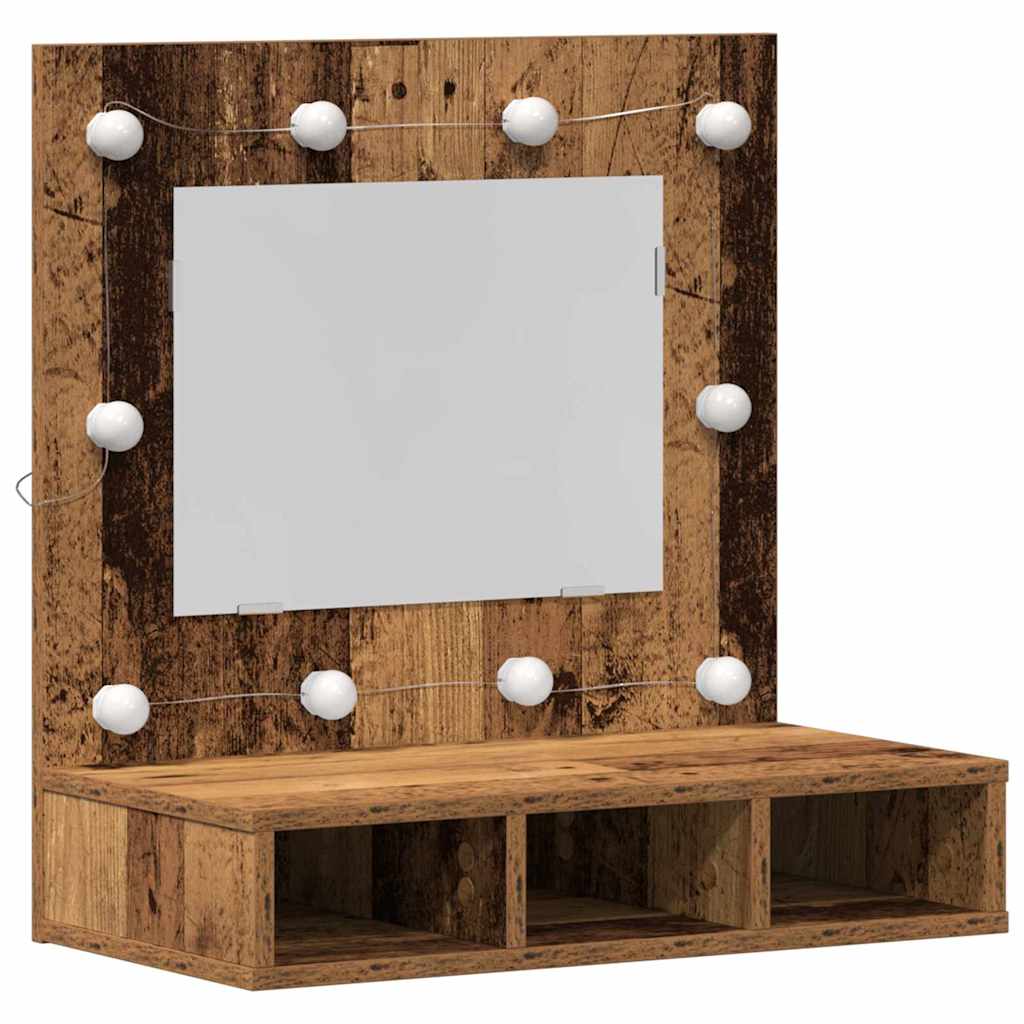 Szafka z lustrem Stare drewno 60 x 31,5 x 62 cm