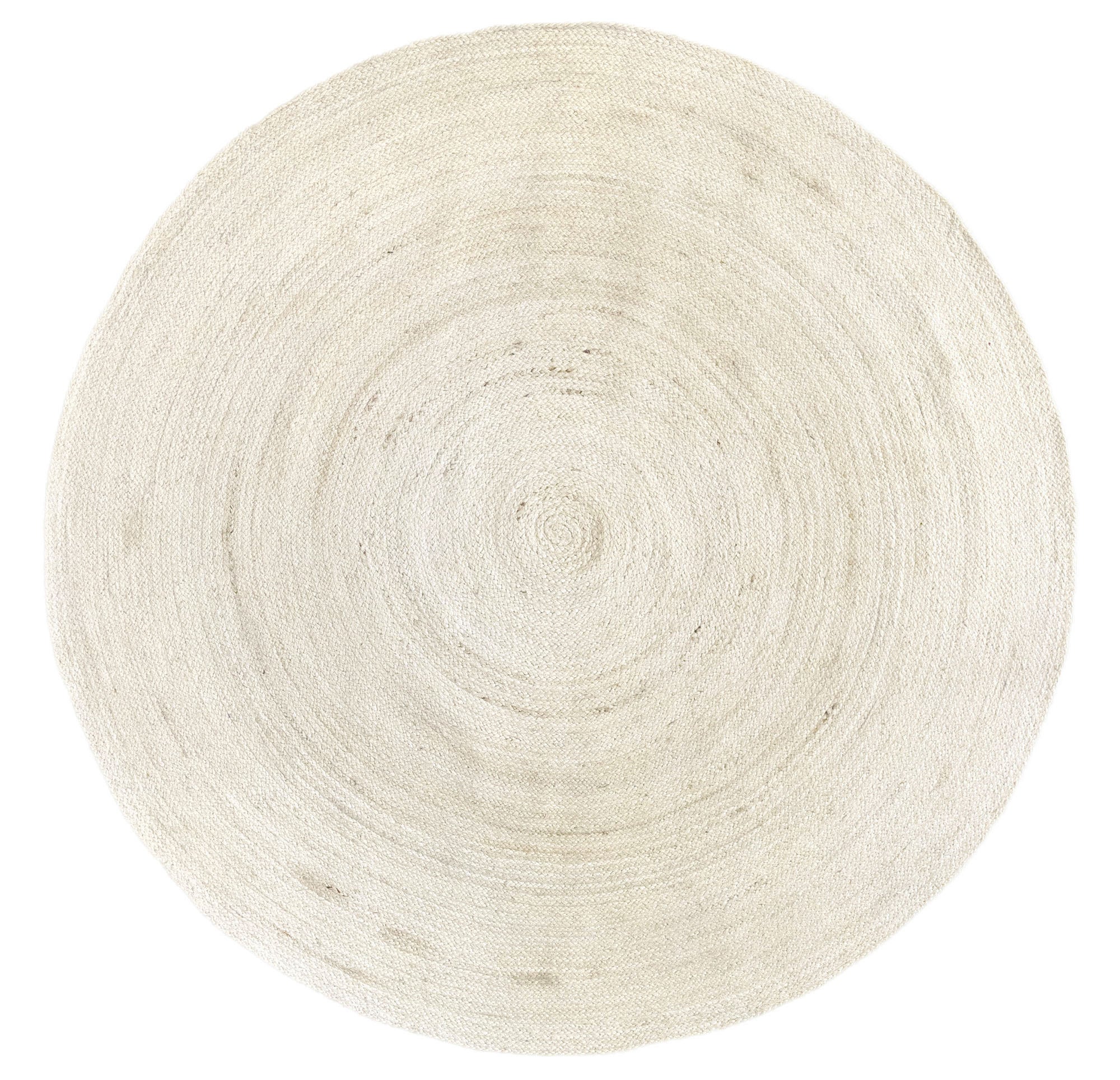 Hamid - ALHAMBRA BLANCO 200x200cm - Okrągły dywan z juty