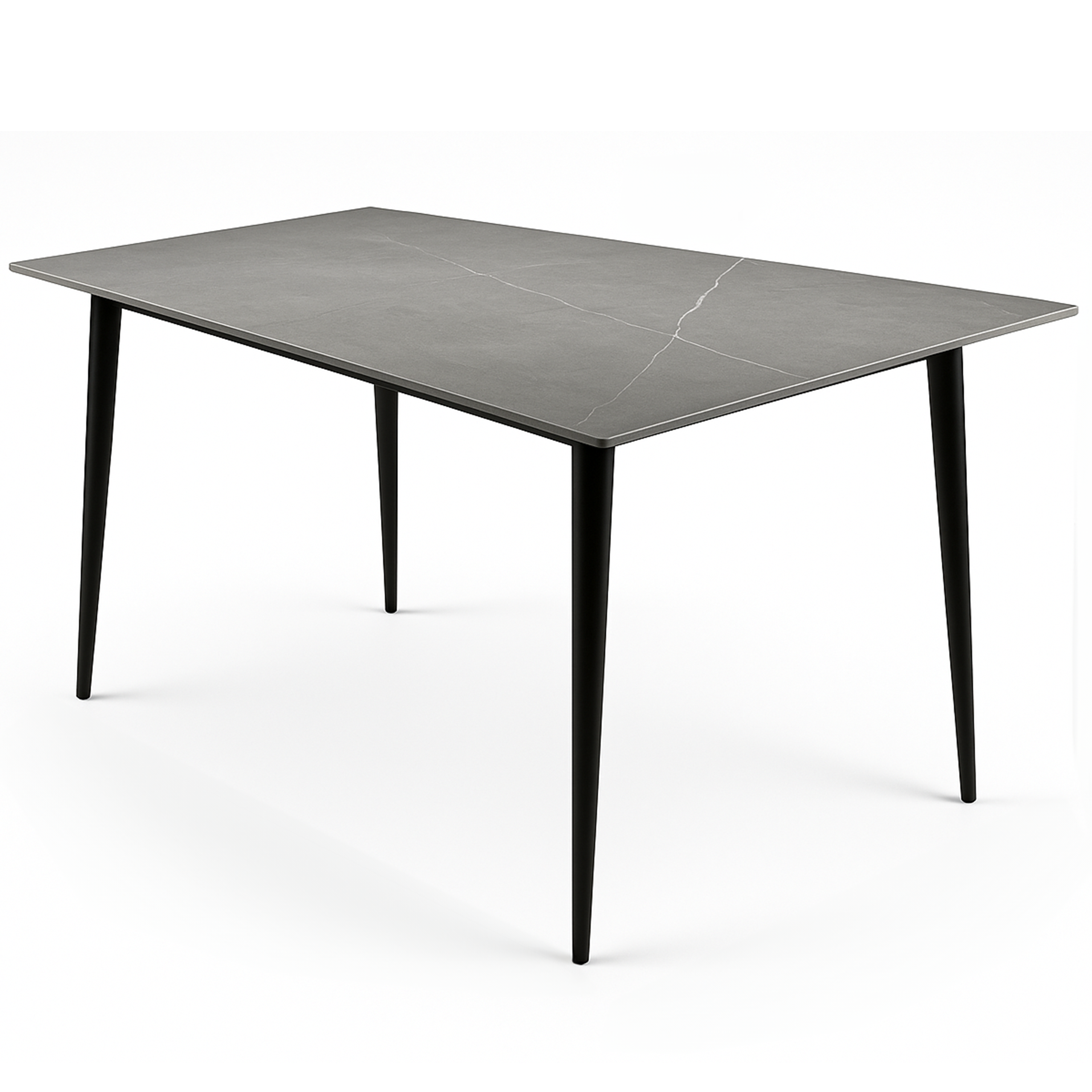 Stół kuchenny stolik ława kuchni salonu jadalni Markinia 140x80x75 cm Grey