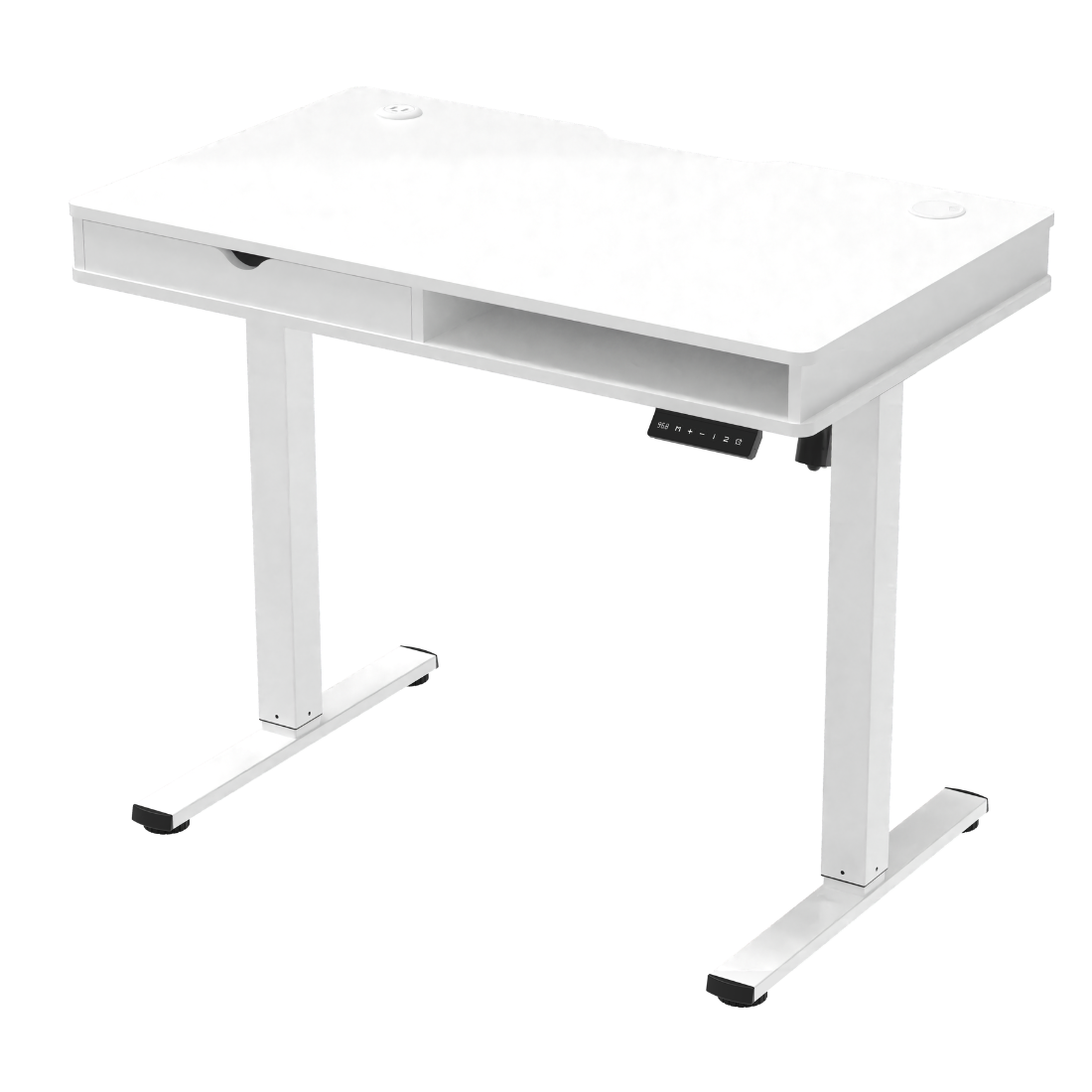Biurko elektryczne Spacetronik Frodi biały 100x60 cm