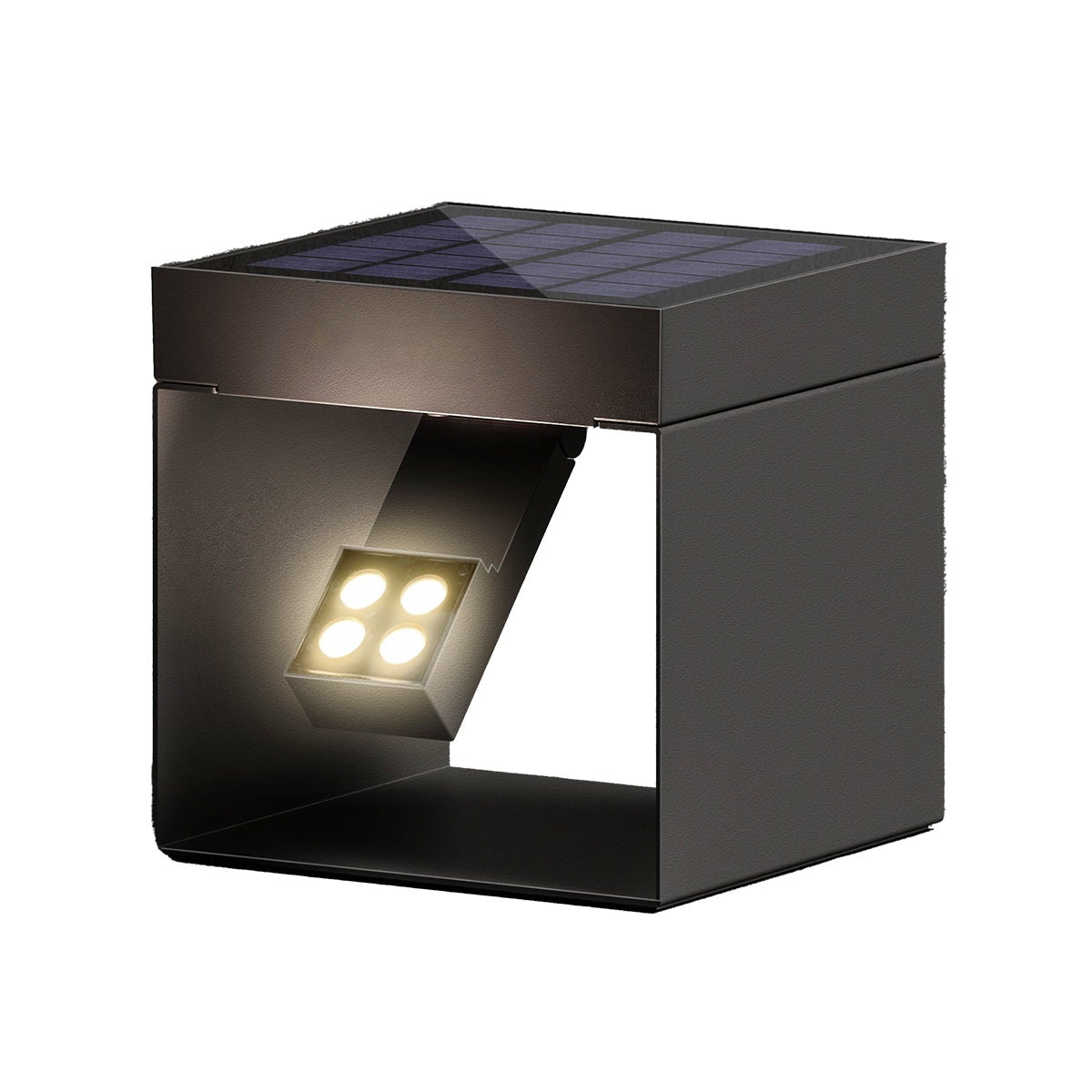 Słupek solarny aluminiowy ALEA H15CM