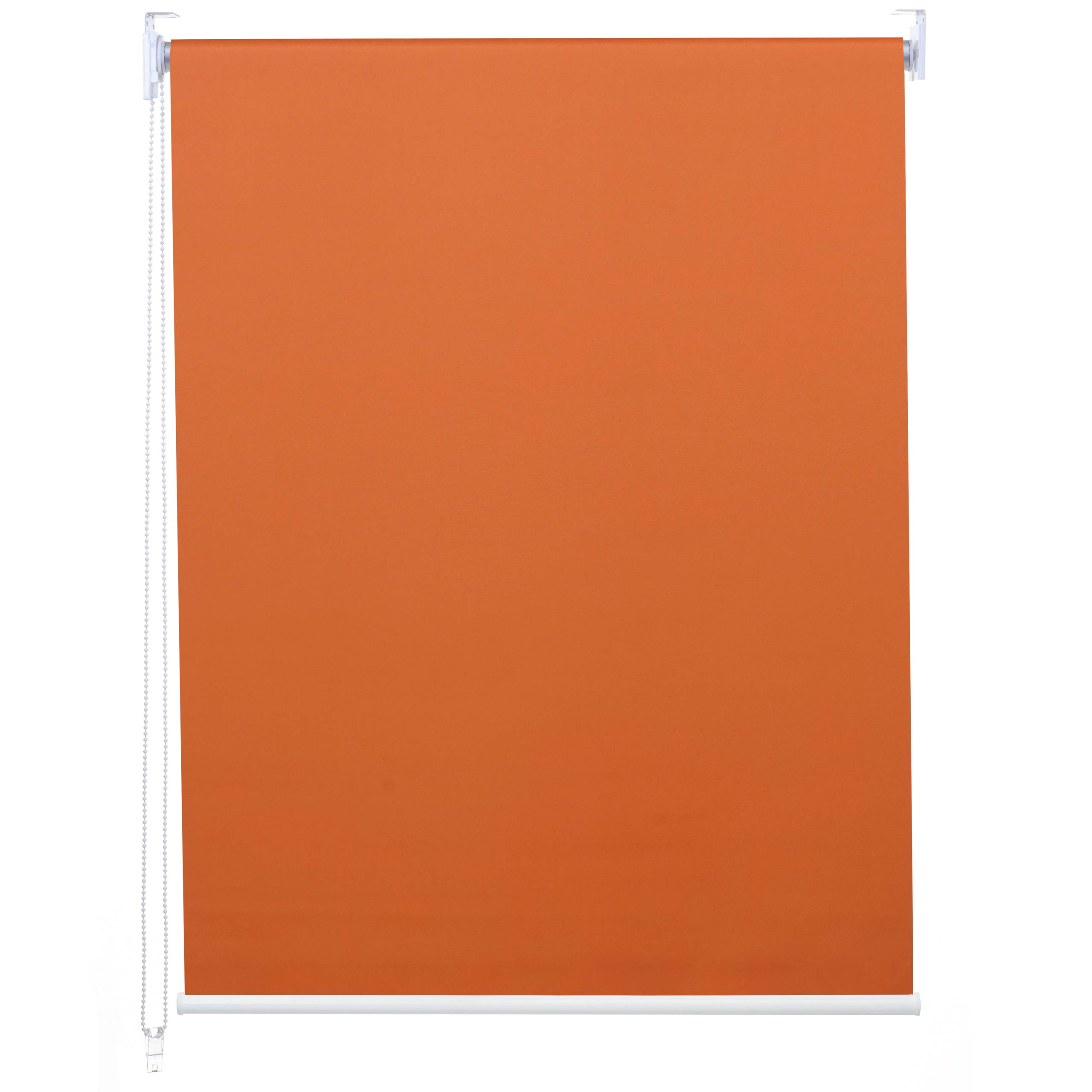 Roleta HWC-D52, roleta okienna boczna zaciągana, 70x230cm ochrona przeciwsłoneczna zaciemniająca nieprzezroczysta ~ pomarańczowy