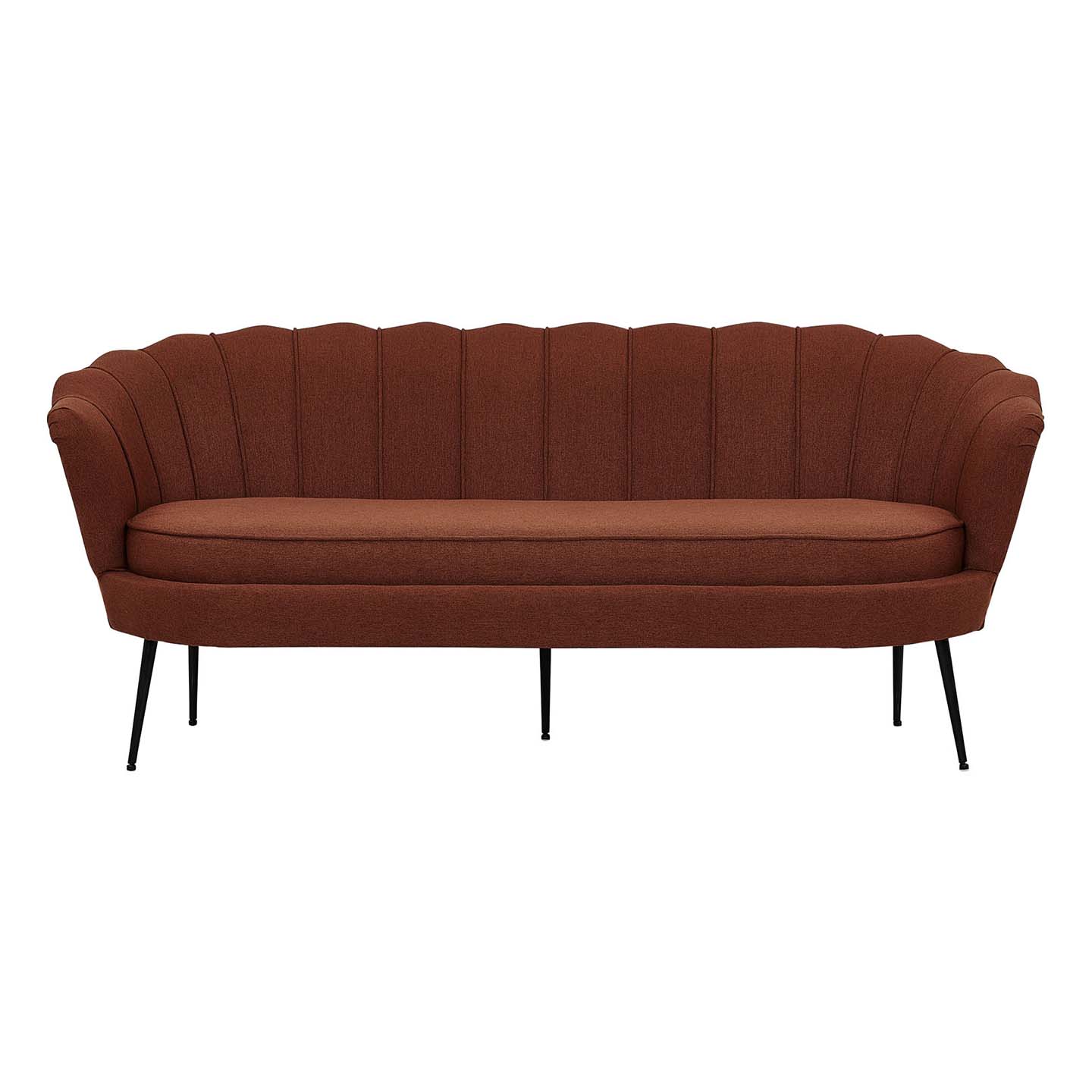 Calais sofa 3 osób czerwony.