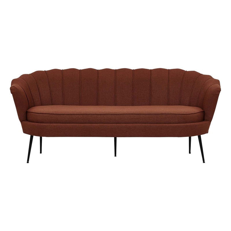 Calais sofa 3 osób czerwony.