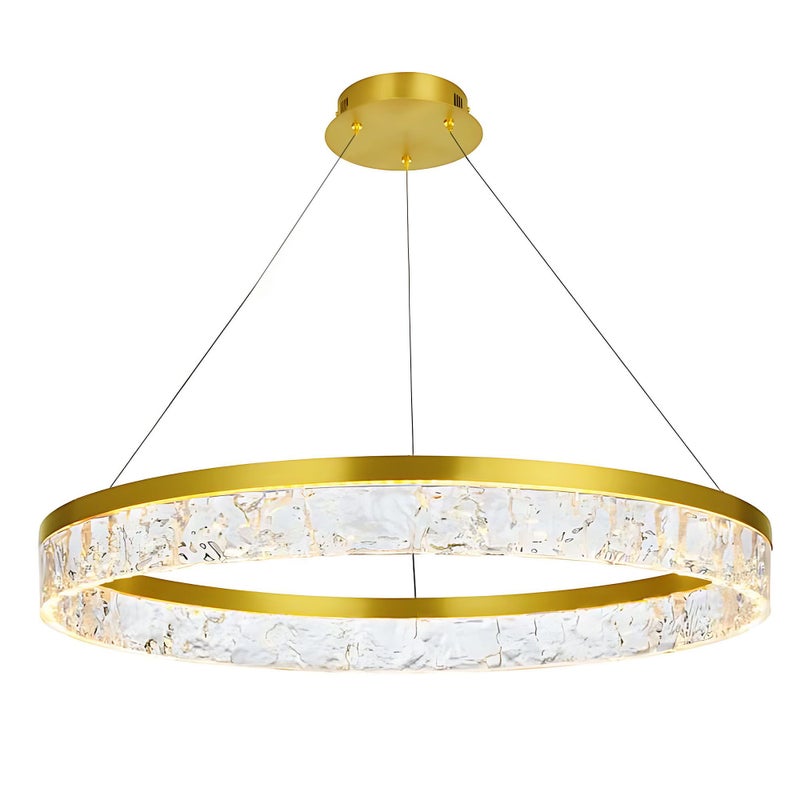 Lampa Sufitowa Wisząca Toolight Lhj047-Cp Złoty 80Cm