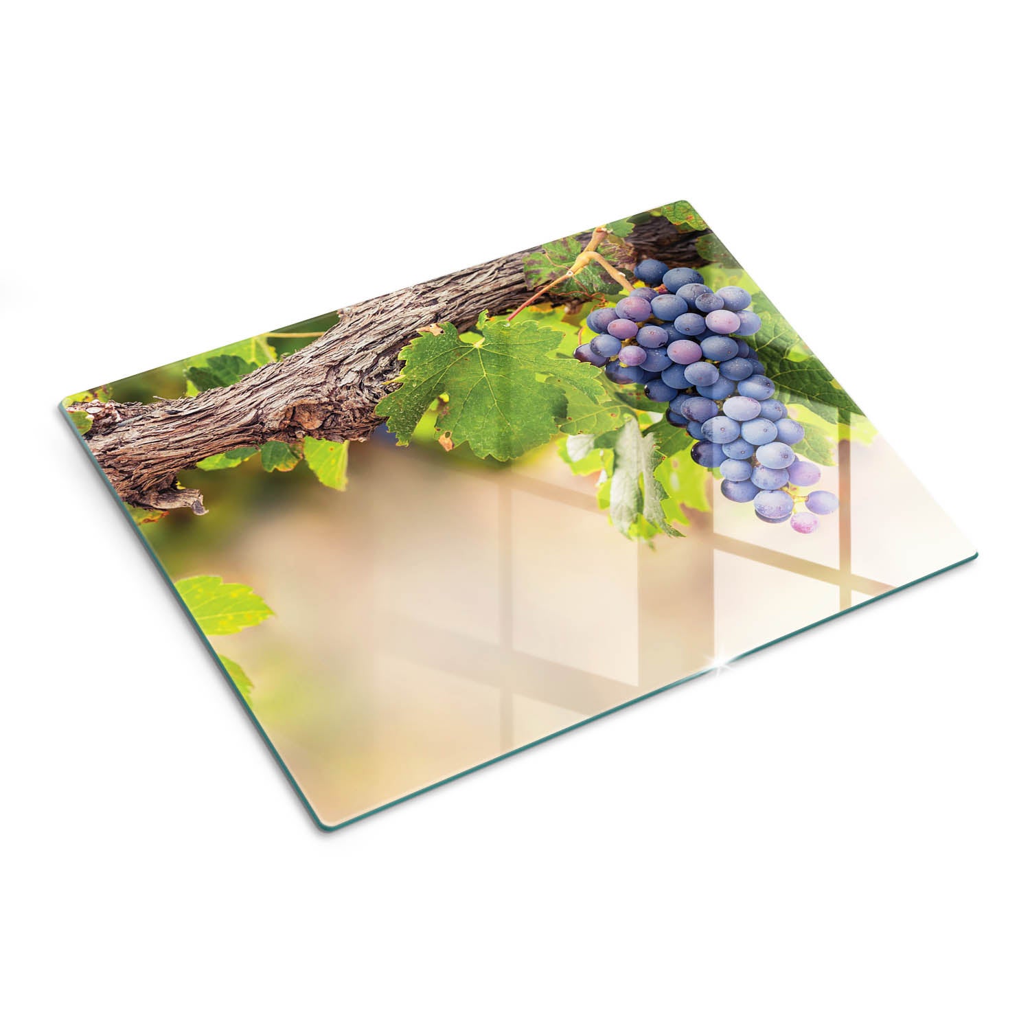 Deska ochronna na blat ze szkła hartowanego z nadrukiem - Winogrona Kiść - 30x40 - Tulup