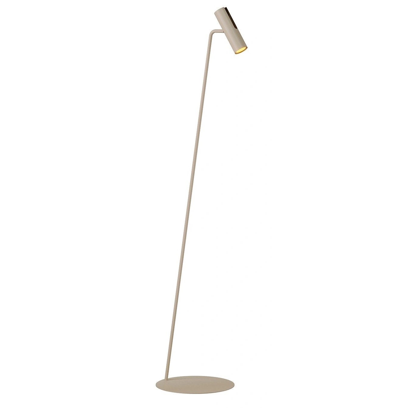 Lampa podłogowa nowoczesna beżowa ruchomy reflektor 1xGU10 10W LEDA Sigma Lighting