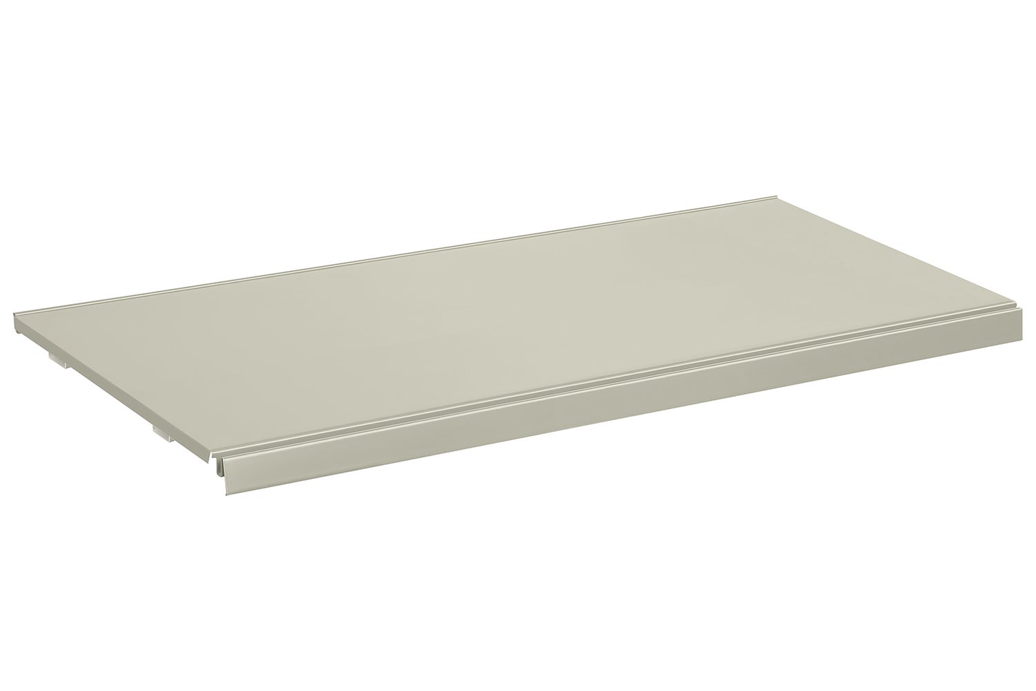 Półka do regału sklepowego metalowa 37x66.5cm kremowy KTD