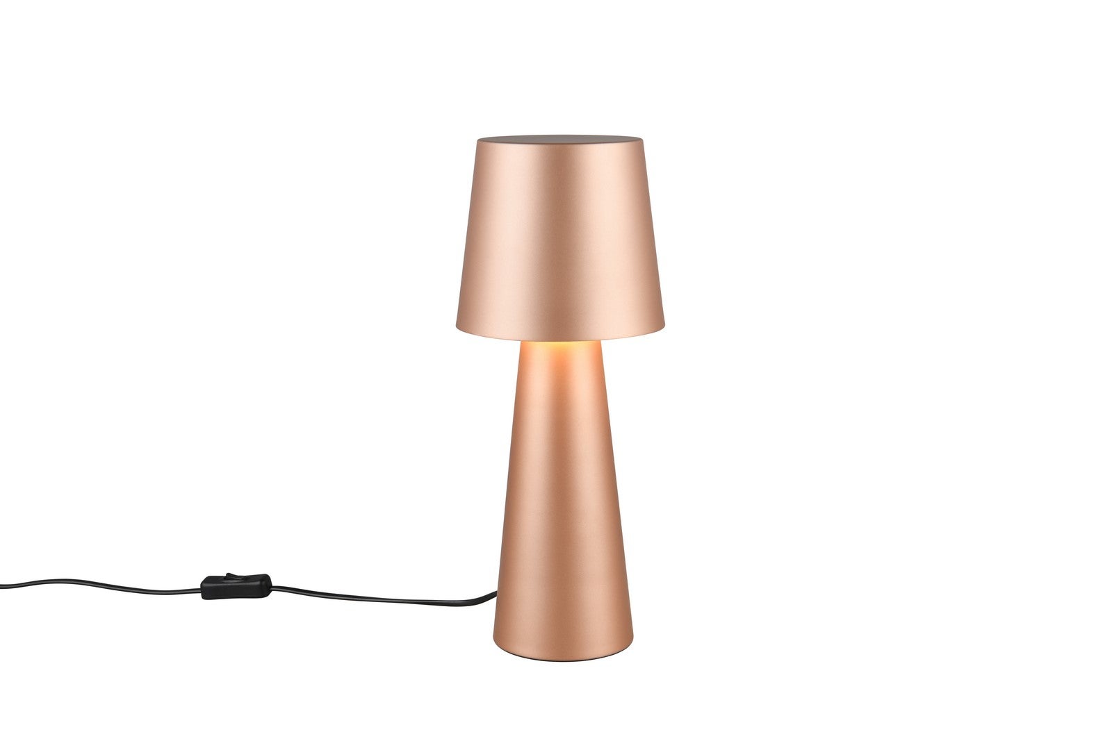 Lampa stołowa NUBIAN 1xE27x10W metal kawowa wym:40x16x16cm IP20 Trio