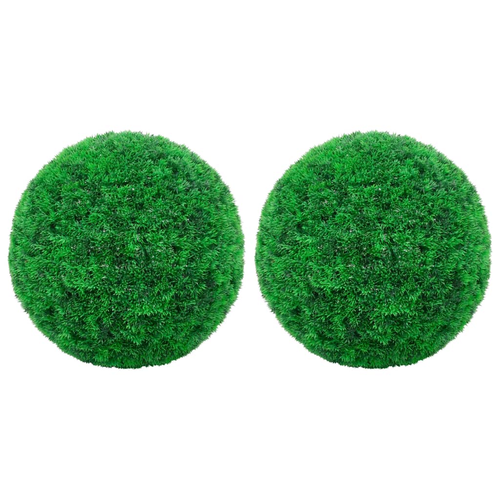 Kule sztucznego bukszpanu, 2 szt., 35 cm vidaXL