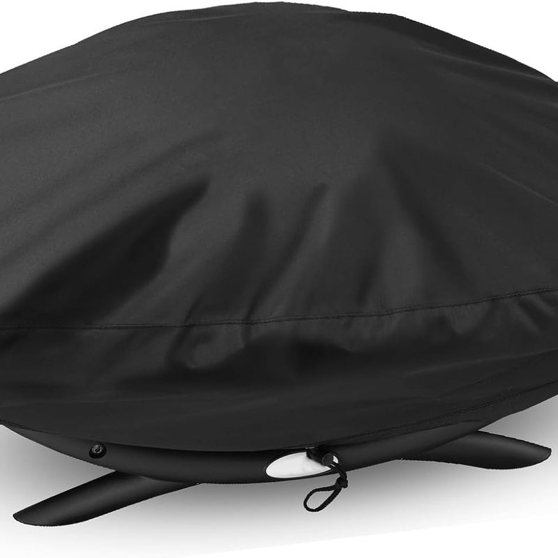Pokrowce na grille gazowe pasujące do grilli gazowych Weber Baby Q, Q200, Q220 i Q2000, czarne