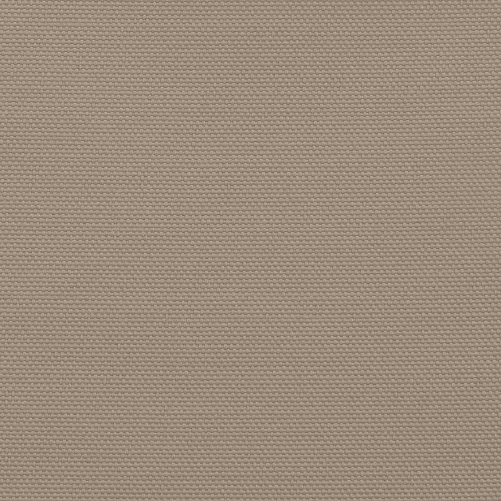 Żagiel przeciwsłoneczny prostokątny z tkaniny Oxford, 6 x 8 m, kolor taupe