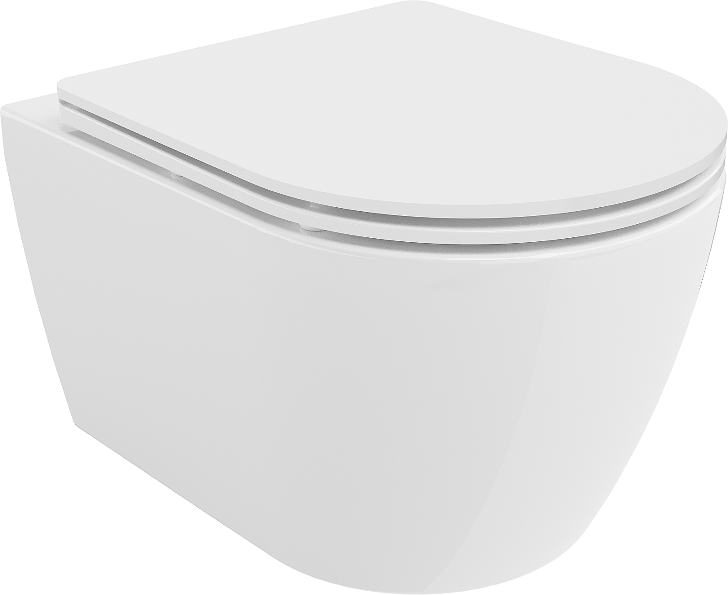 Mexen Carmen miska wc Rimless z deską wolnoopadającą slim, duroplast, biała połysk - 30880300
