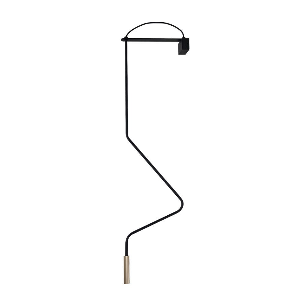Kinkiet ścienny minimalistyczny czarny ruchomy NO. VI 1xG9 2.5W Shilo