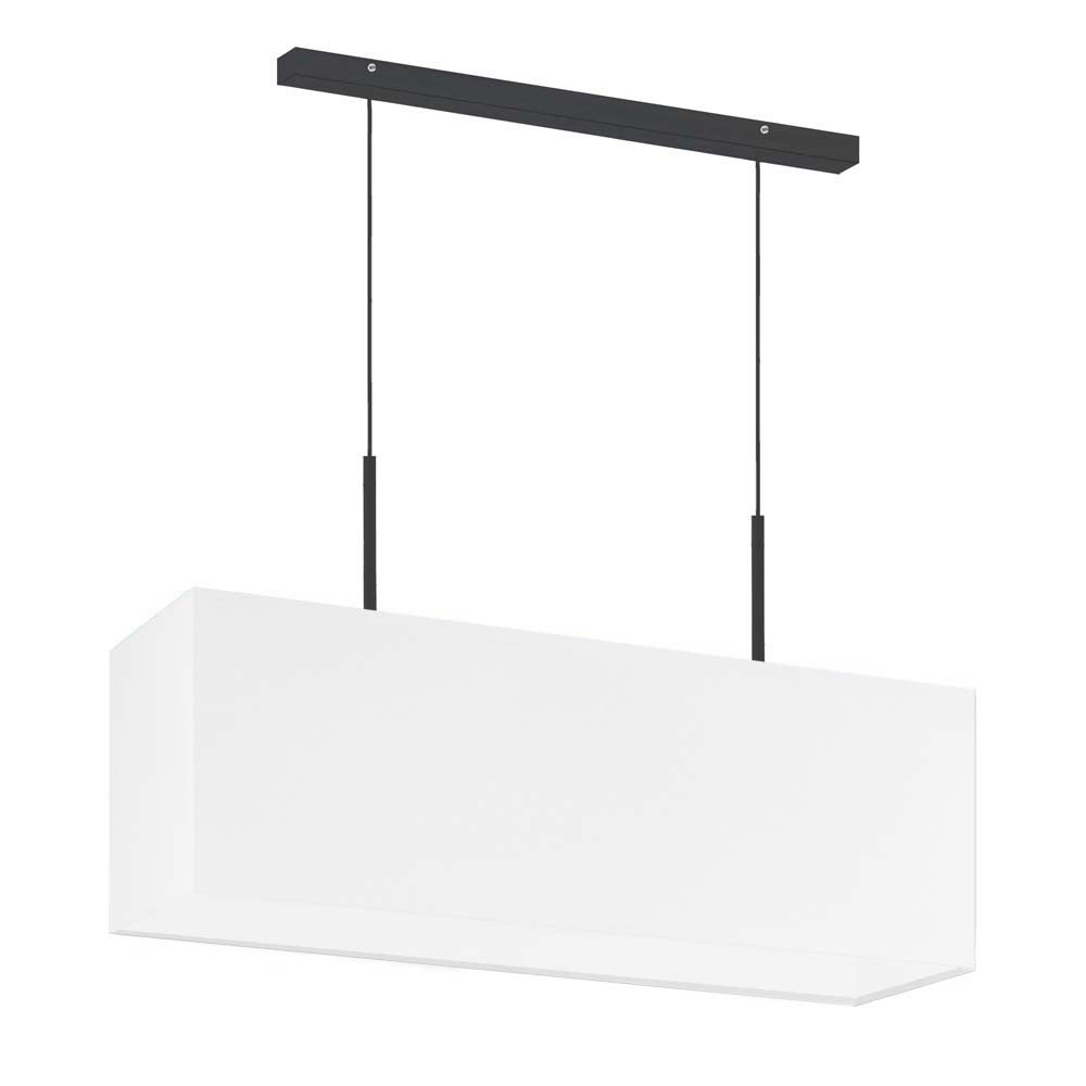 Lampa wisząca zwis żyrandol sufitowa z abażurem prostokąt MONO Z1