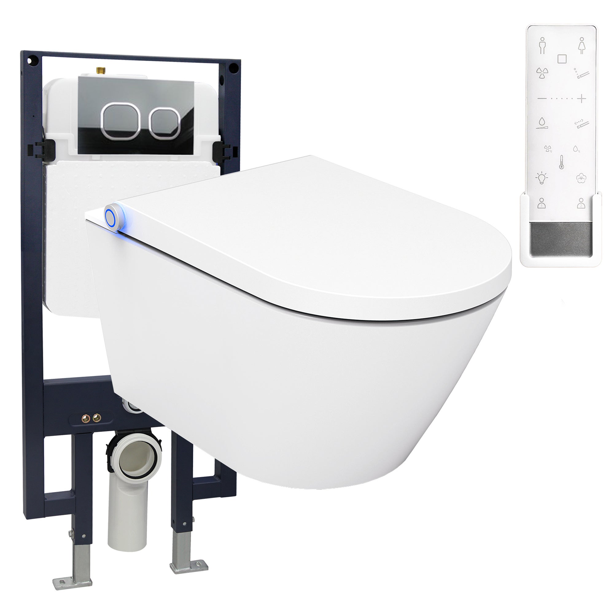 Bernstein Zestaw WC Toaleta myjąca PRO+1102 + stelaż G3008 + panel 010 + mata