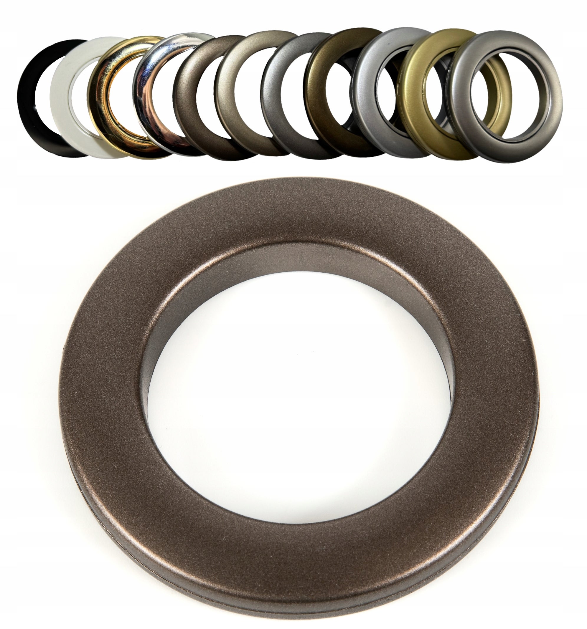 Kółko przelotka do zasłon kółka oczka plastikowe przelotka do firan zasłon 28x46mm RANPLAST