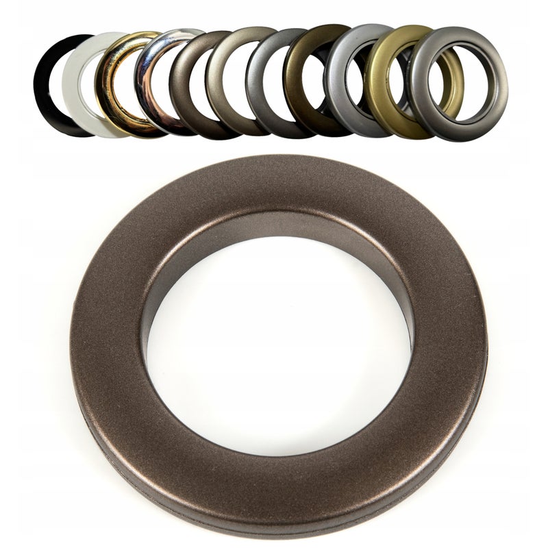 Kółko przelotka do zasłon kółka oczka plastikowe przelotka do firan zasłon 28x46mm RANPLAST