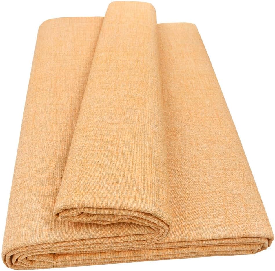 Tkanina Meblowa Bawełna 170x280 Cm Kanina Narzuta Granfoulard Pokrowiec Na Sofę Narzuta Na łóżko Pastelowy pomarańczowy