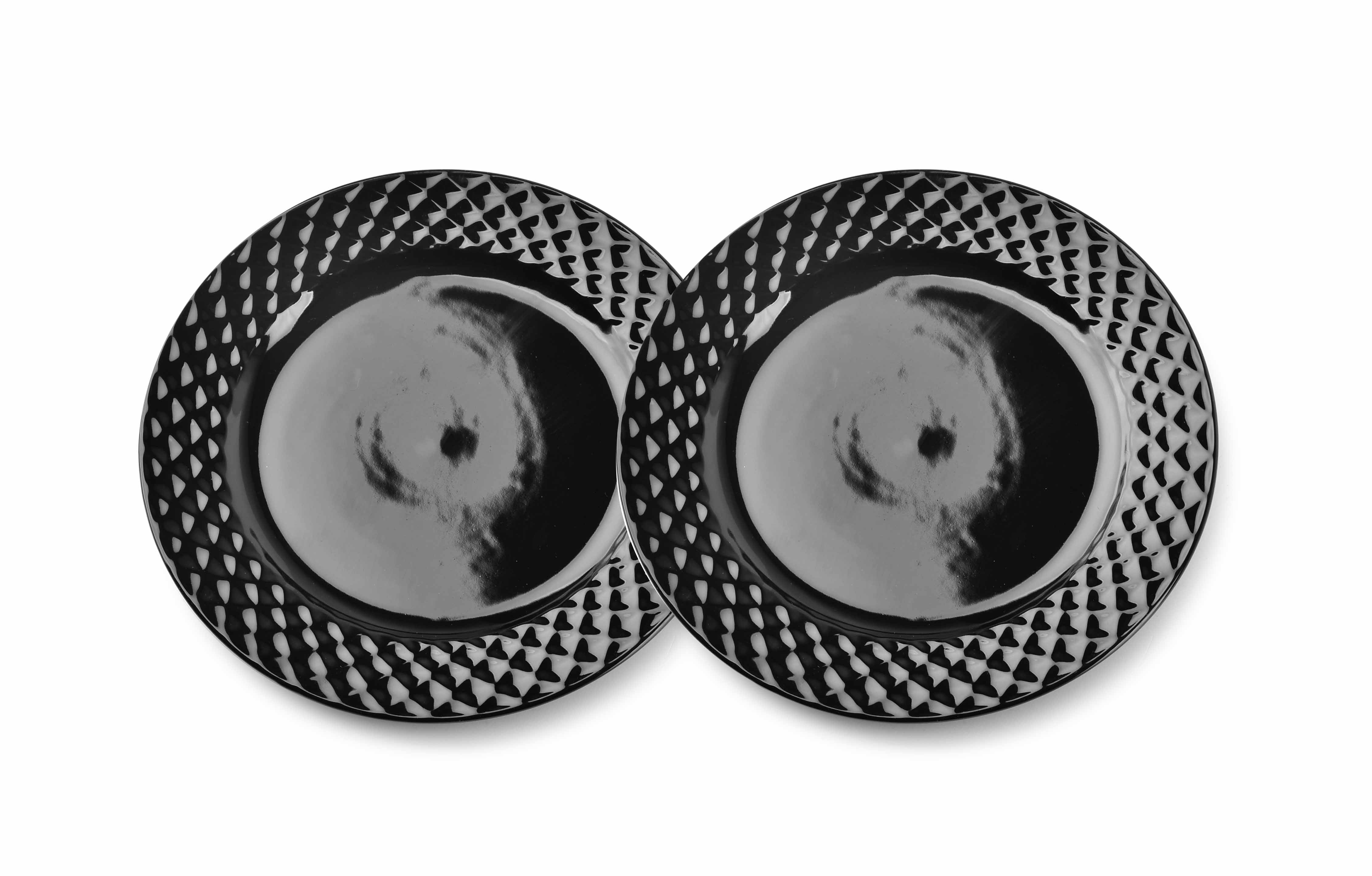 diament black komplet 2 talerzy deserowych 20,5cm