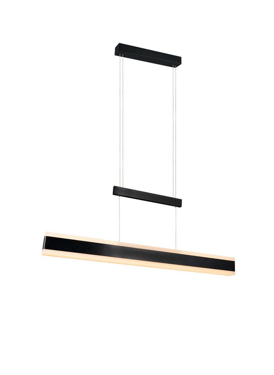 Lampa wisząca LED ARCOLA 45W Odcienie bieli 5250lm metal czarna wym:174x152x6cm IP20 Trio