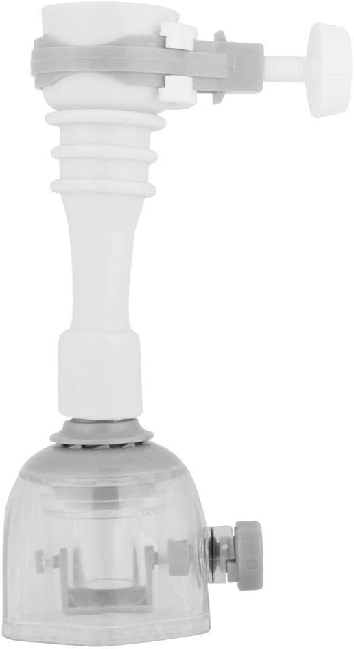 Przedłużka do kranu kuchennego (13 cm - szara) z obrotową głowicą 360° oszczędza wodę i służy jako filtr do kranu zlewozmywakowego.
