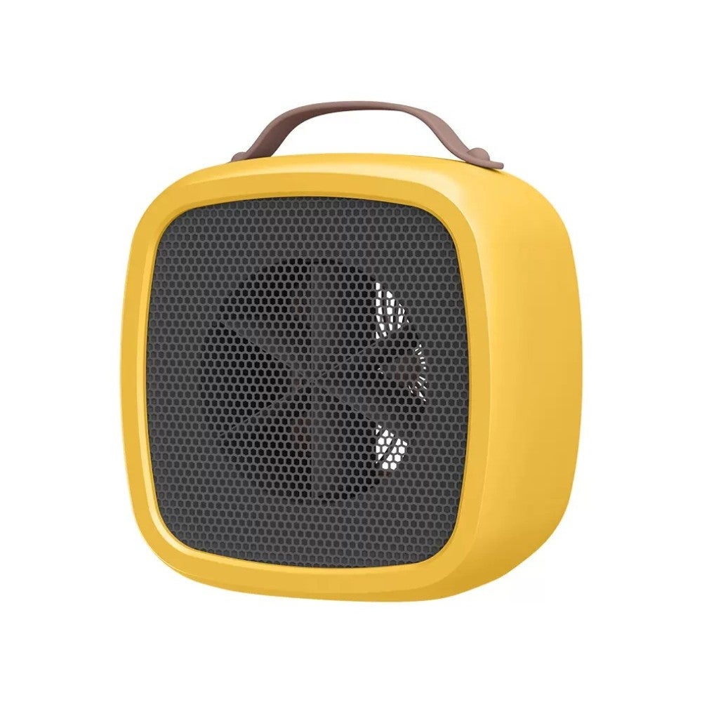 Mini grzejnik elektryczny przenośny do wnętrz Wonderlamp, żółty 500W