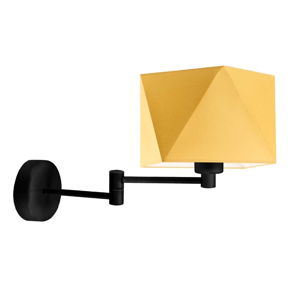 Kinkiet przegubowy lampa ścienna lampa na ścianę regulowany z abażurem diament BURNE