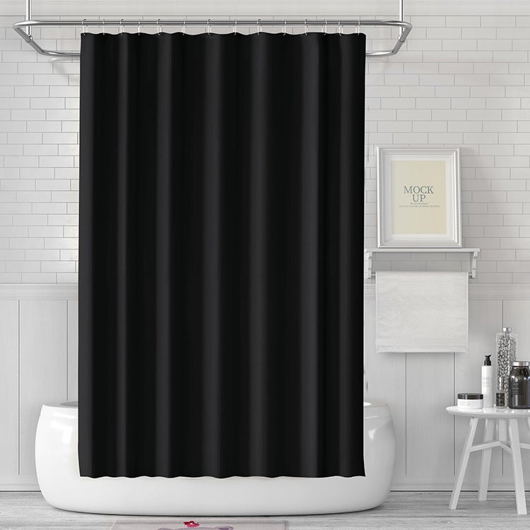 Zasłona prysznicowa z tkaniny PEVA, dekoracja łazienki hotelowej, wodoodporna i nadająca się do prania w pralce, 72 "dł. x 72" wys.