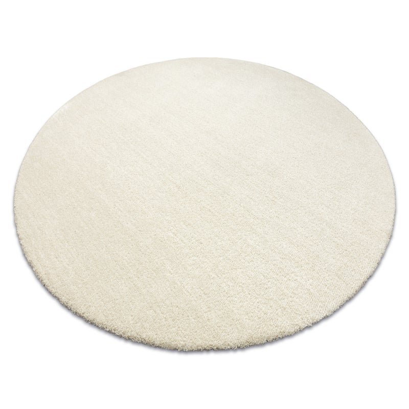Nowoczesny dywan do prania LATIO 71351056 koło krem koło 80 cm