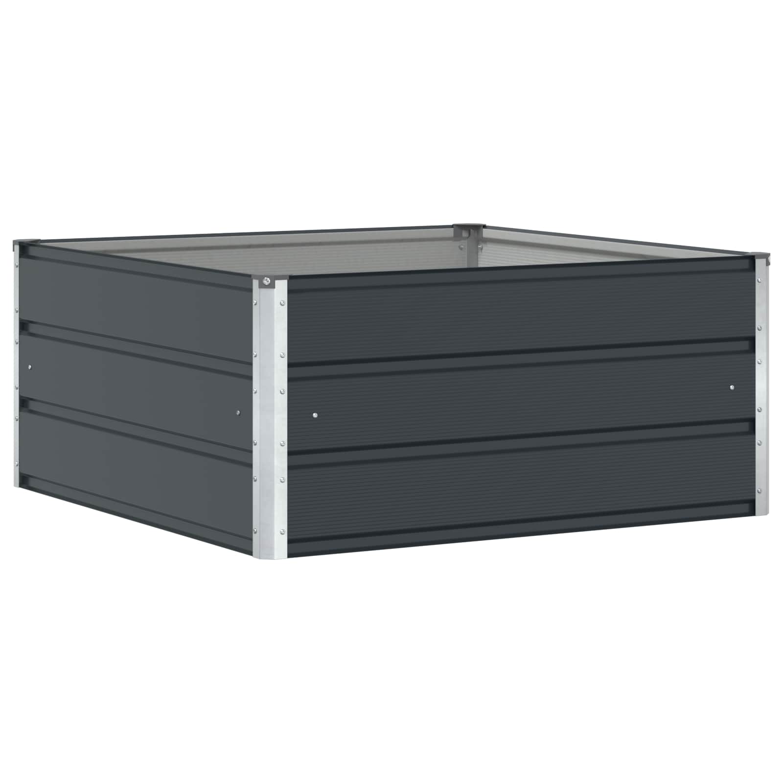 Donica Antracyt 100 x 100 x 45 cm Stal