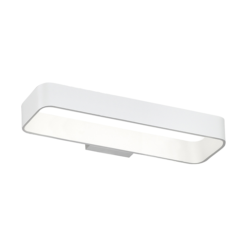 Kinkiet LED Klaus 10,5 W, 3000 K, IP54, biały, aluminiowy – nowoczesny, minimalistyczny design do wnętrz i na zewnątrz – Rossini Group